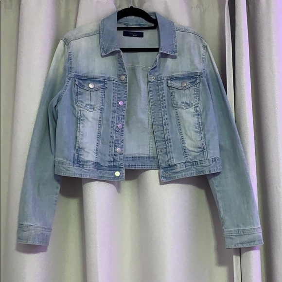 JEAN JACKET CROPPED - Picture 1 of 3
